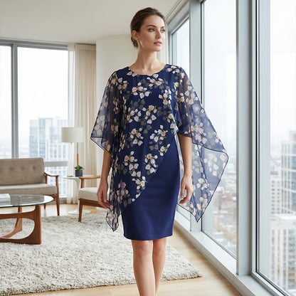 👗 50% RABATT! ✨ Set aus Blumen-Überwurf und Kleid – elegant & feminin – Perfekt für Hochzeitsgäste, Gartenpartys oder frühlingshafte Anlässe 🌸