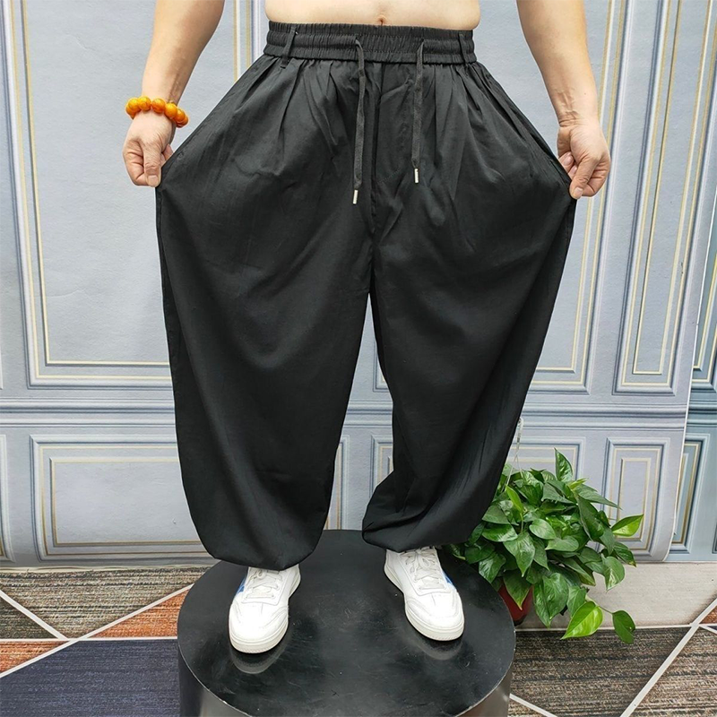 👖 50% RABATT! 🌞 Lässige Sommer-Haremshose für Herren – Atmungsaktive Baumwolle, elastischer Bund & lockere Passform – Perfekt für Yoga, Entspannung oder heiße Tage 🧘‍♂️