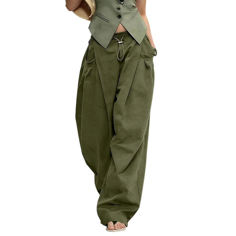 🔥 SOMMER DEAL: -56% 💫Weite Plissee-Lantern-Hose