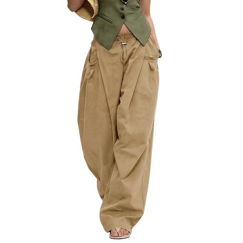🔥 SOMMER DEAL: -56% 💫Weite Plissee-Lantern-Hose