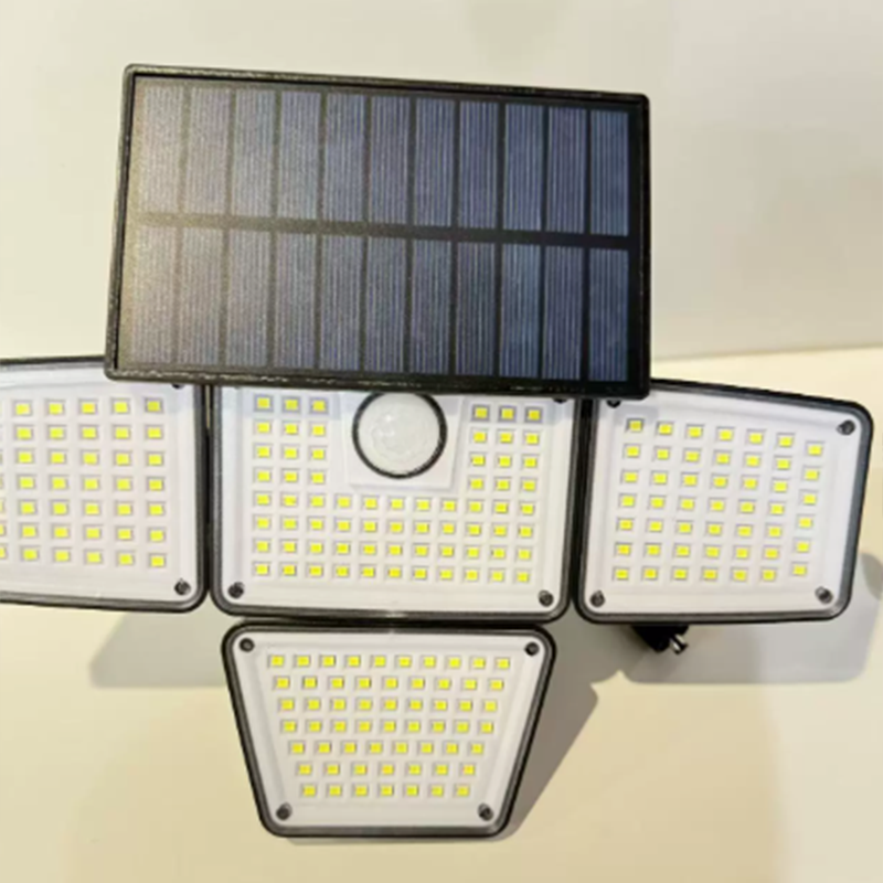 📢📢Letzter Tag – 50 % Rabatt!! ☀️💡 Solar-Außenwandlampe mit 3 Köpfen – Bewegungsmelder für Garten, Hof & Garage