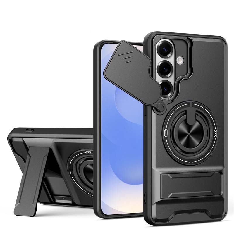 ⏰ 50 % RABATT – Nur für kurze Zeit ✨📱 Samsung Handyhülle mit Kameraschieber & drehbarem Ring – magnetisch für Autohalterung, praktisch & schützend 🔄