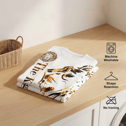 👕 50% RABATT! 🦁 2-teiliges Freizeit-Set für Herren – Mit Löwen-Print & atmungsaktivem Oberteil – Bequeme Shorts, vielseitig für Sommer, Strand oder Alltag – lässiger 2-in-1 Look ☀️✨