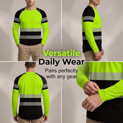 👕 50% RABATT! 🏃‍♂️ Sportliches Herren-Longsleeve – Feuchtigkeitsableitend & mit dezentem Print – Perfekt für aktive Tage, Joggen oder Freizeit – atmungsaktiv und bequem 🌿