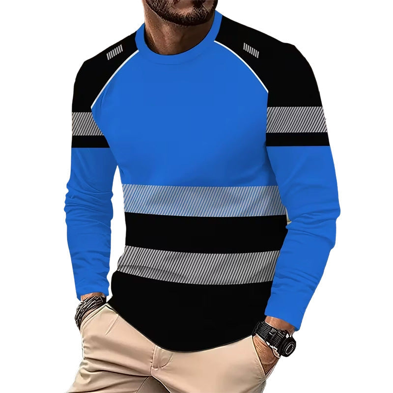 👕 50% RABATT! 🏃‍♂️ Sportliches Herren-Longsleeve – Feuchtigkeitsableitend & mit dezentem Print – Perfekt für aktive Tage, Joggen oder Freizeit – atmungsaktiv und bequem 🌿