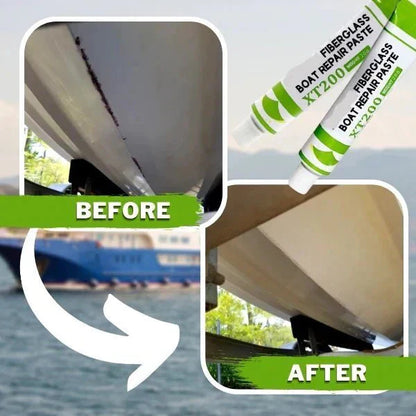 ⛵ KAUFE 1, ERHALTE 1 GRATIS! ⏰ Reparaturpaste für Glasfaserboote – Wasserfest & hochhaftend – Ideal für Rümpfe, Kajaks oder Pools – nach dem Trocknen leicht schleifbar 🌊🔧