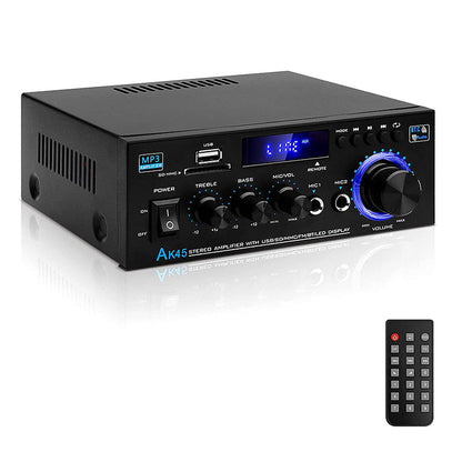 🎶 Digitaler Karaoke-Verstärker – Bluetooth, USB & AUX, perfekt für Mikrofon, Gitarre & Lautsprecher, kompakt & leicht zu transportieren 🎸