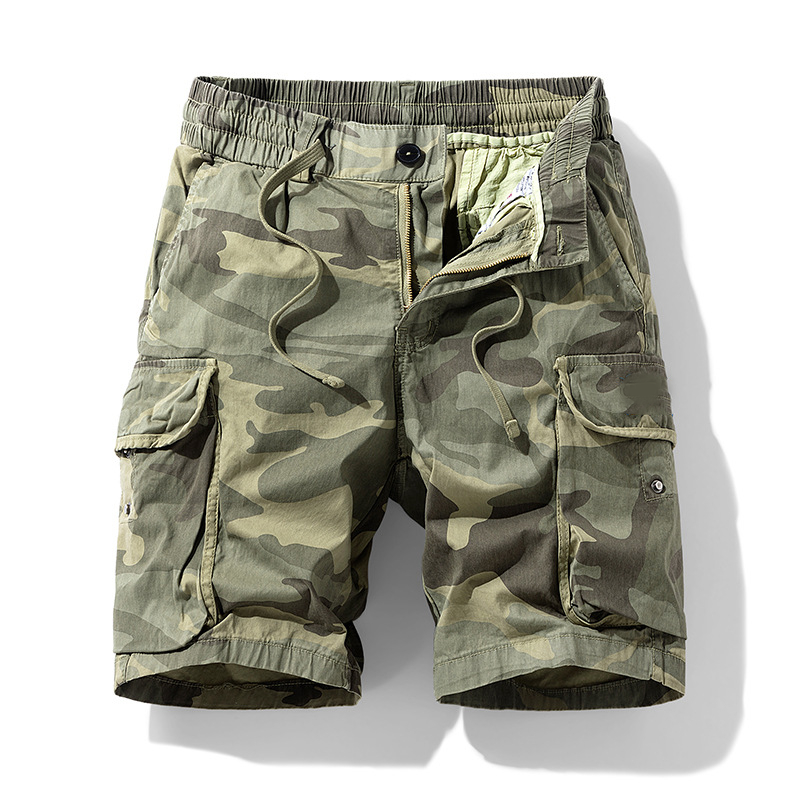 Herren Cargo-Shorts Lockere Passform Lässig