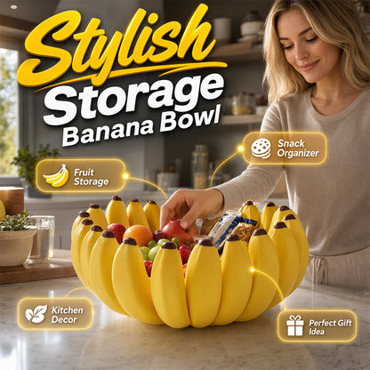 Kreative Bananenform Obstschale