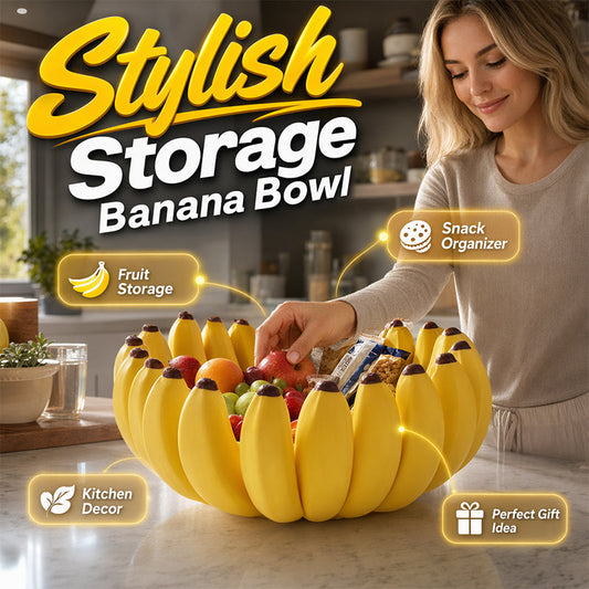Kreative Bananenform Obstschale