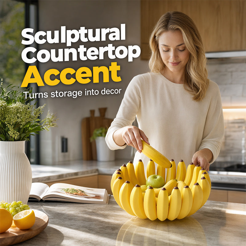 Kreative Bananenform Obstschale