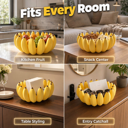Kreative Bananenform Obstschale