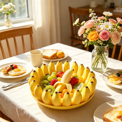 Kreative Bananenform Obstschale