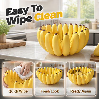 Kreative Bananenform Obstschale