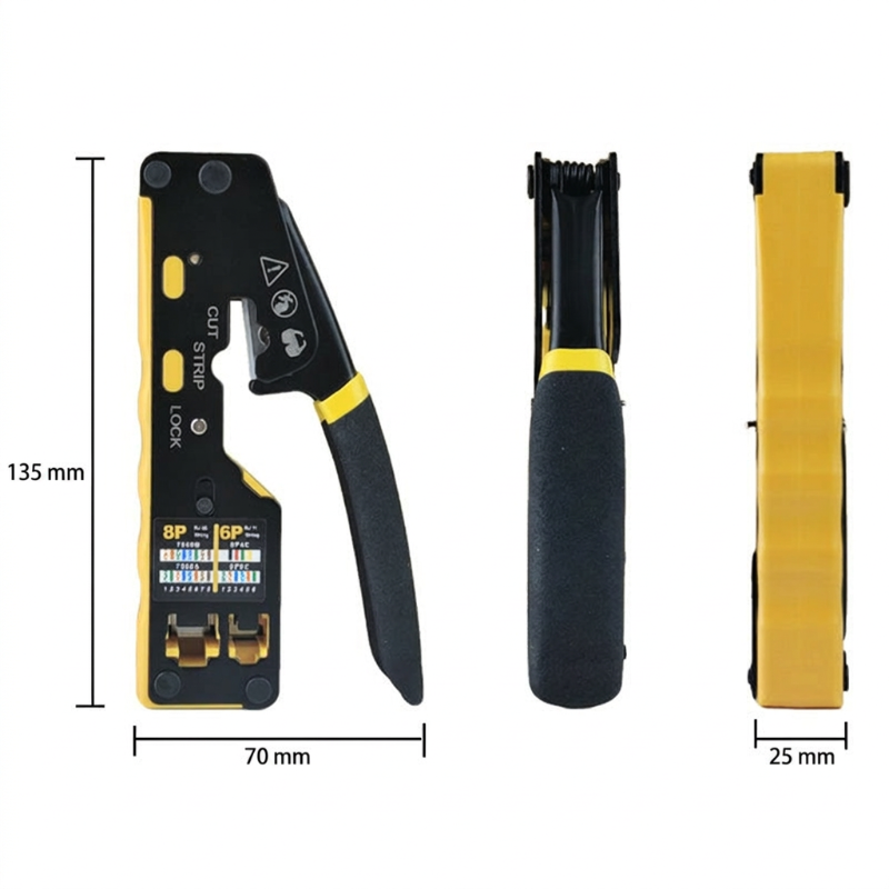 🔧 50% RABATT! 📡 Multifunktions-Netzwerkkabel-Crimpzange – Für RJ45, RJ11 & mehr – Robust, präzise & langlebig – ideal für Netzwerkinstallationen zu Hause oder in der Werkstatt 🔌✨