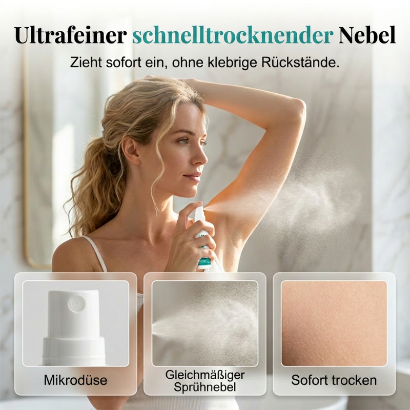 🌬️✨ 50% RABATT! Langanhaltendes Antitranspirant-Spray – 30 ml, 48 h Schutz, fleckenfrei & hautfreundlich – Ideal für Alltag & Sport 💪