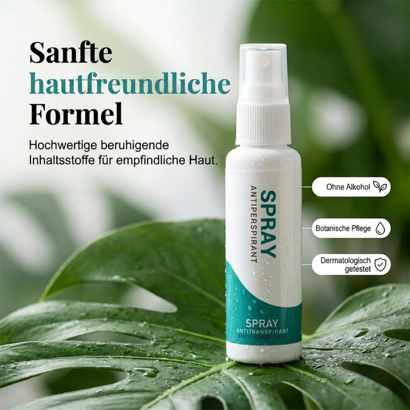 🌬️✨ 50% RABATT! Langanhaltendes Antitranspirant-Spray – 30 ml, 48 h Schutz, fleckenfrei & hautfreundlich – Ideal für Alltag & Sport 💪