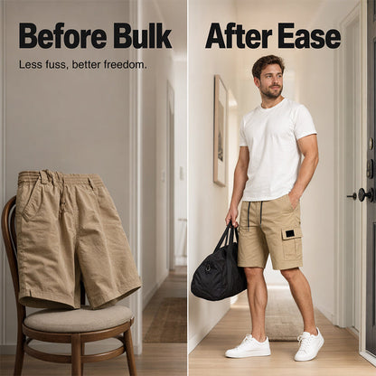 Herren Klassische Cargo Stretch Shorts