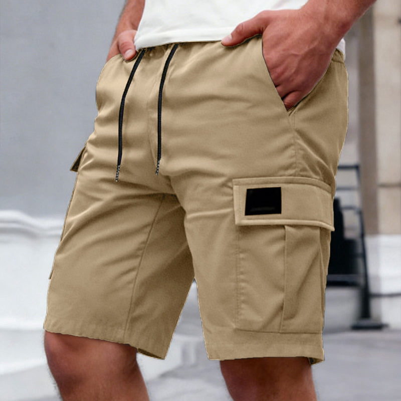 Herren Klassische Cargo Stretch Shorts