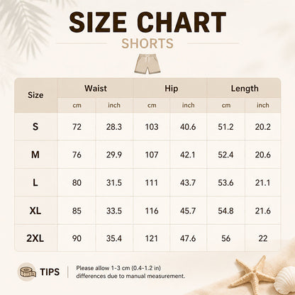 Herren Klassische Cargo Stretch Shorts
