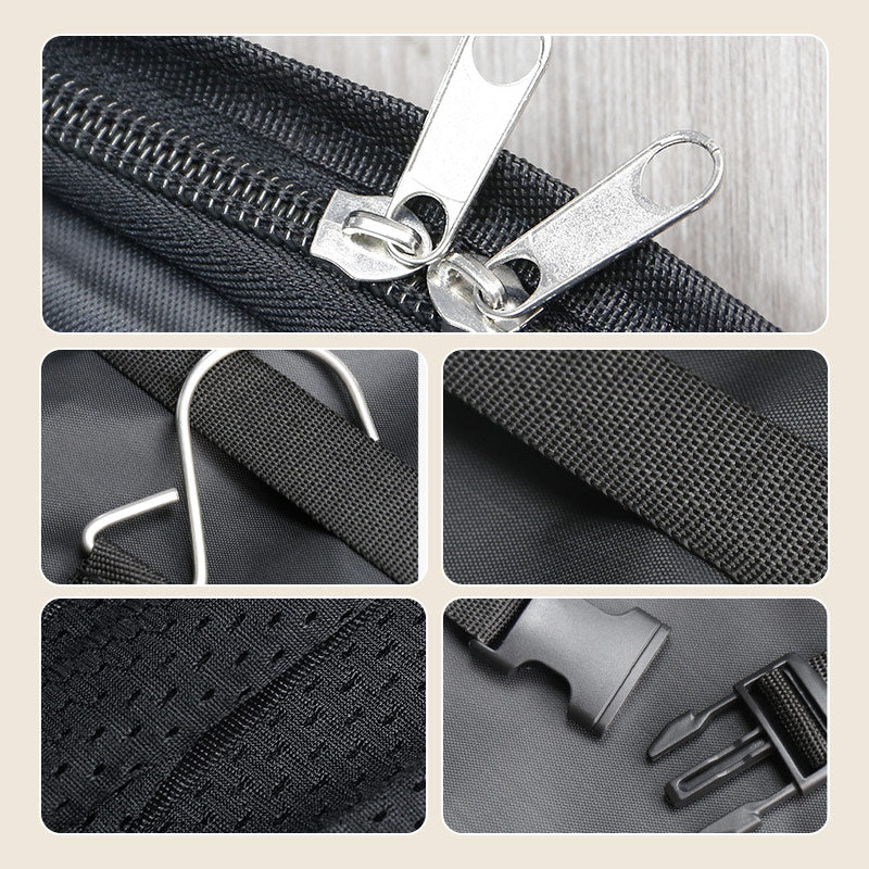 Tragbare faltbare dreifache Mesh-Organizer-Hängetasche
