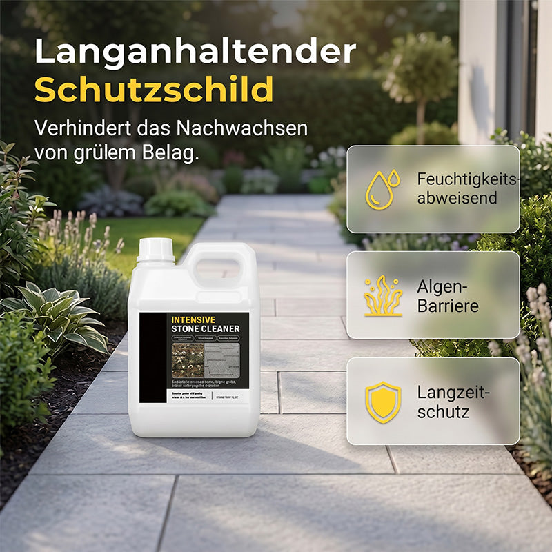 Intensiv-Steinreiniger für Terrassen und Wege