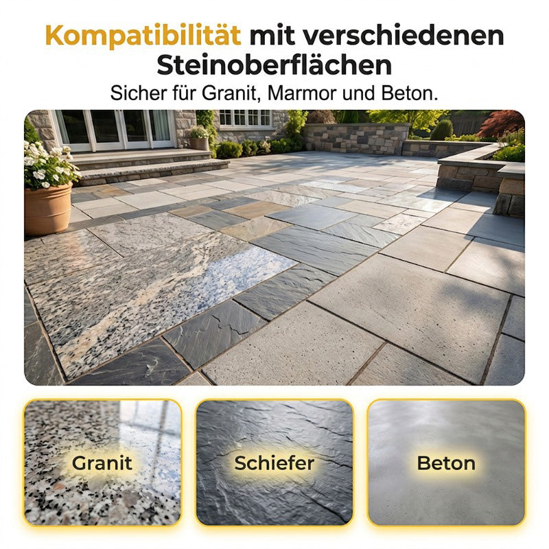 Intensiv-Steinreiniger für Terrassen und Wege
