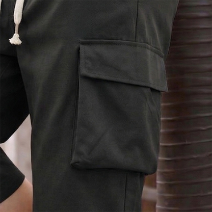 🩳 AUSSERGEWÖHNLICHE AKTION 50% RABATT! 🌿 Lässige Herren Cargo-Capri-Shorts – Elastischer Kordelzugbund, Große Taschen & Atmungsaktives Gewebe – Das perfekte Mittelding für den Sommer ☀️👖✨