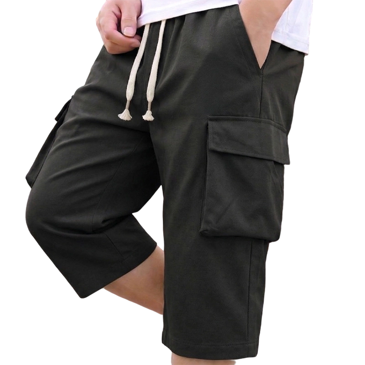 🩳 AUSSERGEWÖHNLICHE AKTION 50% RABATT! 🌿 Lässige Herren Cargo-Capri-Shorts – Elastischer Kordelzugbund, Große Taschen & Atmungsaktives Gewebe – Das perfekte Mittelding für den Sommer ☀️👖✨