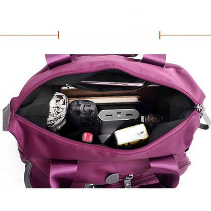 🌟 50% OFF! Large Waterproof Tote Bag – Spacious main compartment, multiple pockets & 3 carrying ways. Lightweight Oxford fabric – perfect for work, shopping & travel! 💪✨