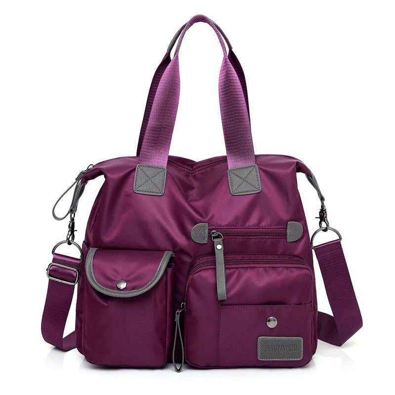 🌟 50% OFF! Large Waterproof Tote Bag – Spacious main compartment, multiple pockets & 3 carrying ways. Lightweight Oxford fabric – perfect for work, shopping & travel! 💪✨