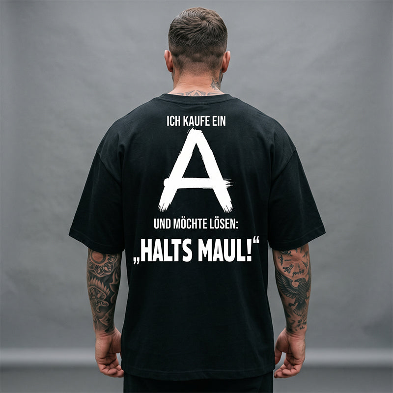 📢📢40% RABATT !!⏰Herren-Kurzarm-T-Shirt mit Rückenaufdruck
