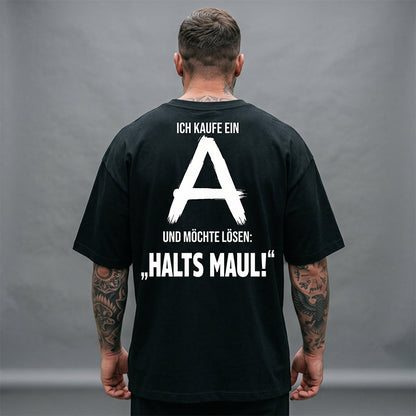 📢📢40% RABATT !!⏰Herren-Kurzarm-T-Shirt mit Rückenaufdruck
