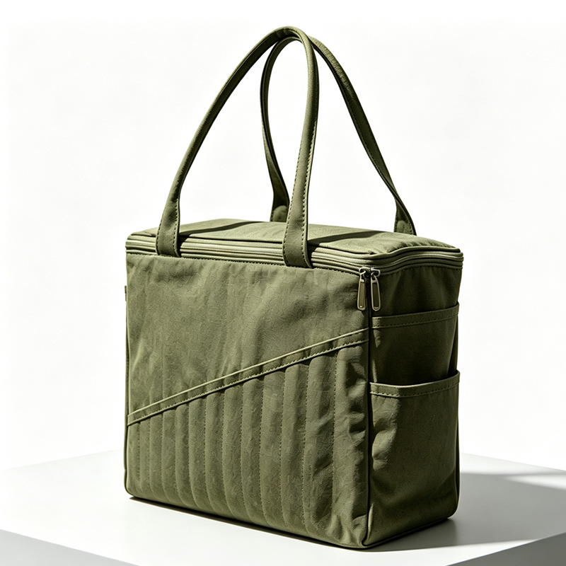 🧶 Canvas Strick- & Häkeltasche – großes Fassungsvermögen, tragbar, für Nadeln, Wolle & Zubehör