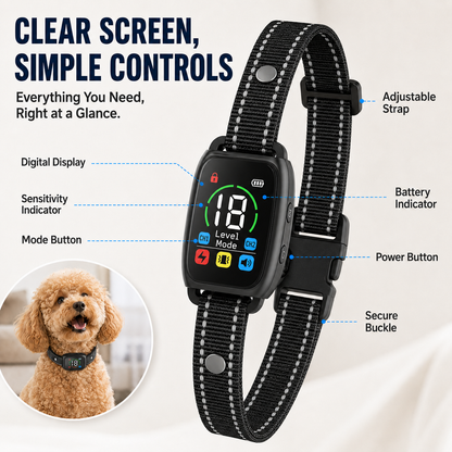 🛡️🐾 50 % RABATT! Antibellhalsband – Intelligenter Anti-Fehlalarm filtert andere Belllaute heraus. Wasserdicht (IP67) und per USB aufladbar – sorgenfreies Training überall! 💦✅