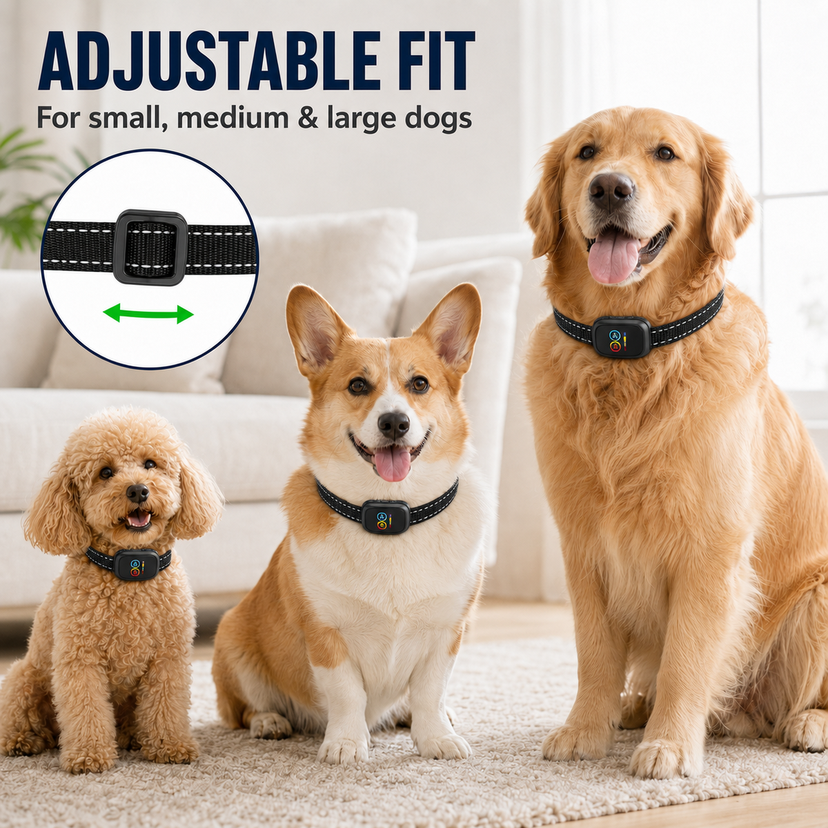 🛡️🐾 50 % RABATT! Antibellhalsband – Intelligenter Anti-Fehlalarm filtert andere Belllaute heraus. Wasserdicht (IP67) und per USB aufladbar – sorgenfreies Training überall! 💦✅