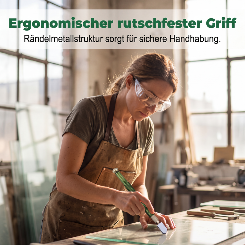 💎 Professioneller Glasschneider mit Ritzrad für Glas und Keramikfliesen