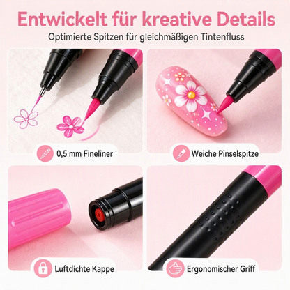 📢📢 50% RABATT !!⏰️ 24 Farben Doppelendige Nailart-Stifte Set