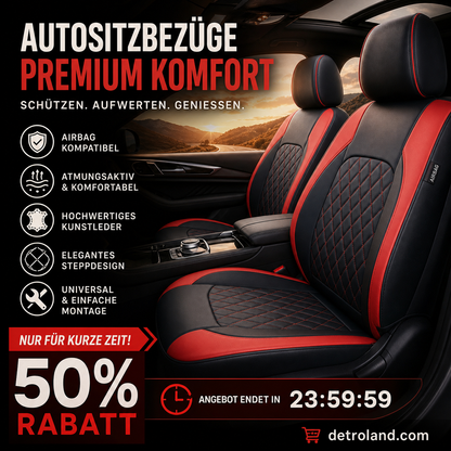 🚗✨ 50% RABATT! 9-teiliges Leder-Autositzbezug-Set – Universelle Passform, Atmungsaktiv & Leicht zu Reinigen für perfekten Innenraum 🛋️